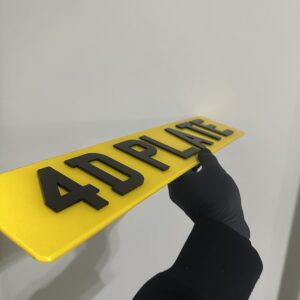 Gel Number Plates