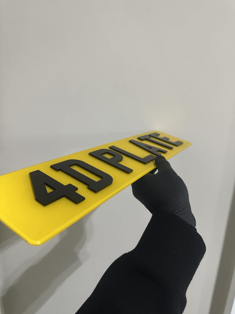 Gel Number Plates